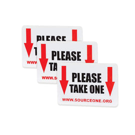 Take One Sticker (3 Pack)