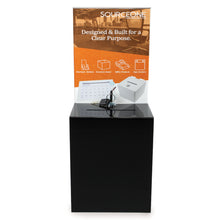Load image into Gallery viewer, Tall Donation Box for Charity with 6.75″ x 8.5″ Sign Holder