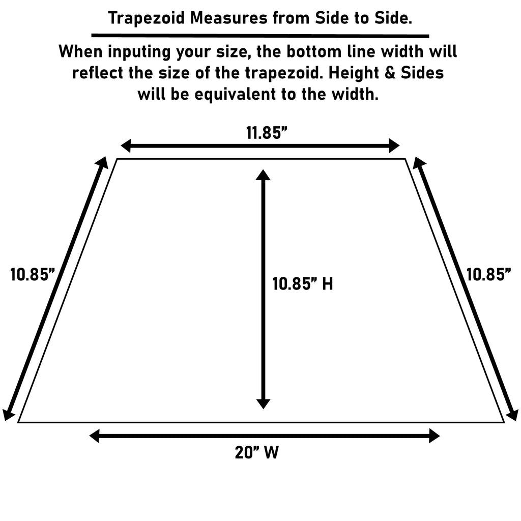 Acrylic Mirror Trapezoid