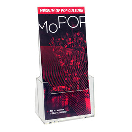 Premium Trifold Brochure Holder with Keyhole, 4