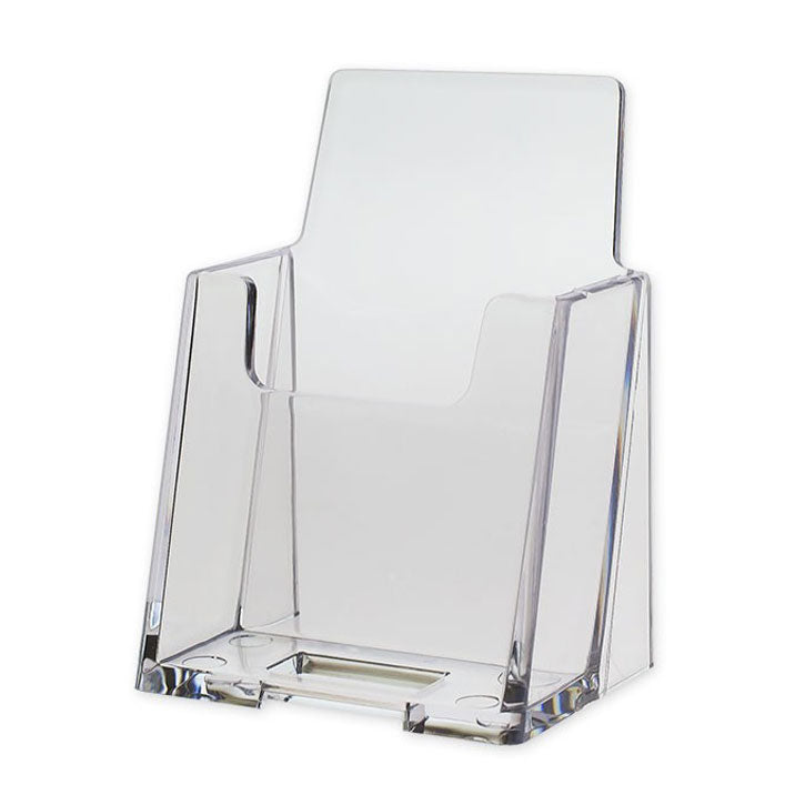Single Pocket Vertical Business Card Holder, Slanted