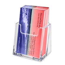 Load image into Gallery viewer, Single Pocket Vertical Business Card Holder, Slanted