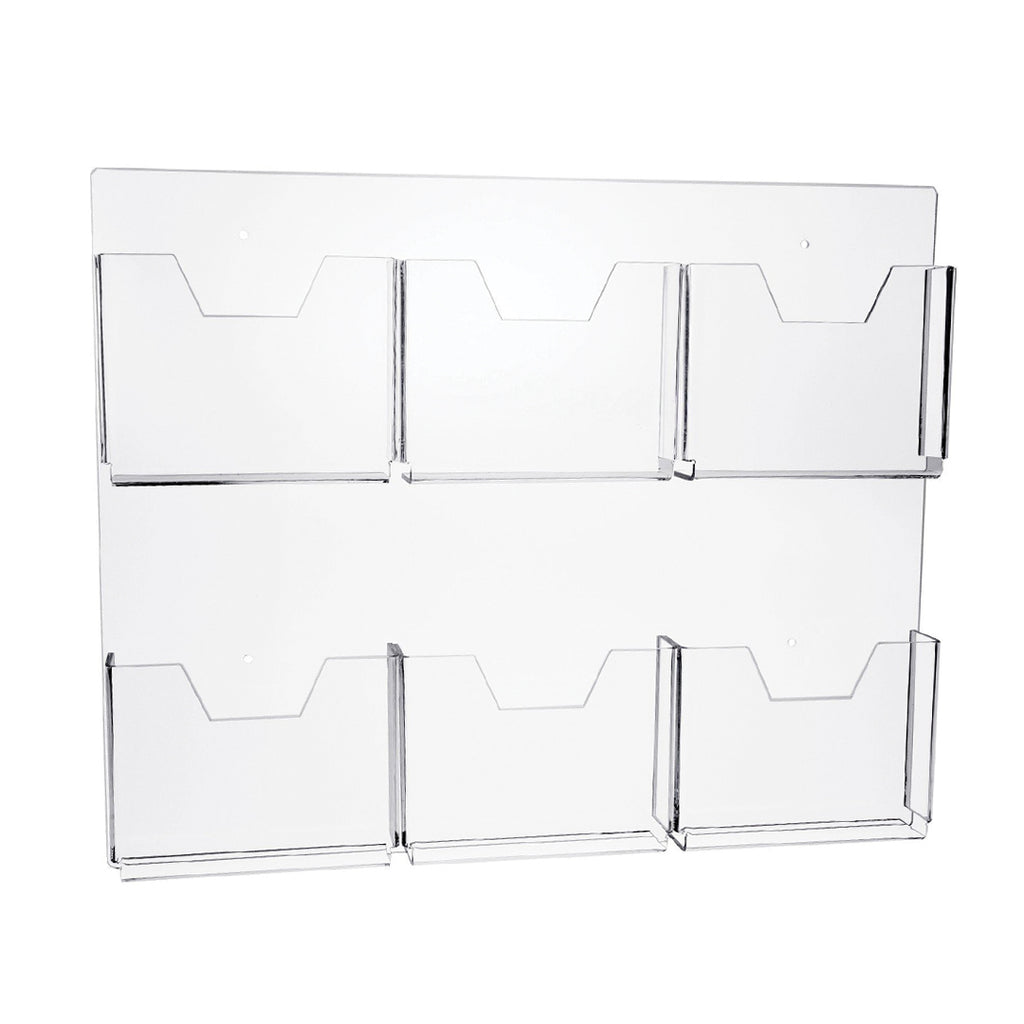 6-pocket Greeting Card Wall Mount, 5" x 7"