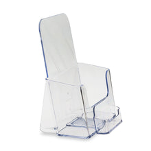 Load image into Gallery viewer, 6" Bifold Brochure Holder with Business Card Holder