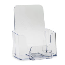 Load image into Gallery viewer, 6" Bifold Brochure Holder with Business Card Holder