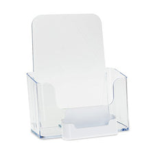 Load image into Gallery viewer, 6&quot; Bifold Brochure Holder with Business Card Holder