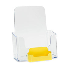 Load image into Gallery viewer, 6" Bifold Brochure Holder with Business Card Holder
