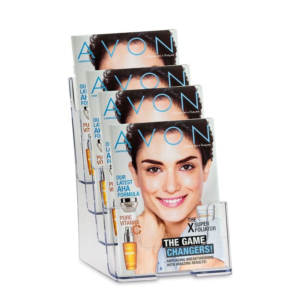 6" Bifold 4-Tier Brochure Holder
