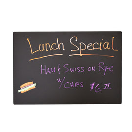 Chalkboard Menu and Message Board