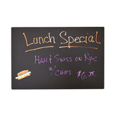 Chalkboard Menu and Message Board