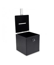 Load image into Gallery viewer, Donation or Ballot Box with Lock & Key in 6″, 8″, 10″, 12″