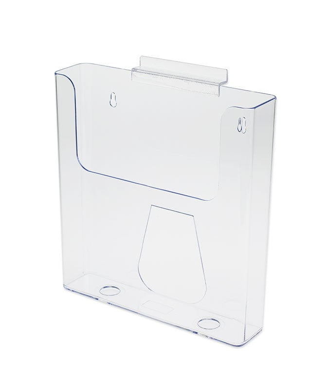 Large Magazine Brochure Holder for Slatwall Panel
