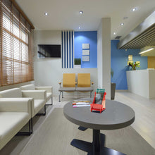 Load image into Gallery viewer, Colored Put-Together-Yourself Trifold Brochure Holder, 4" wide