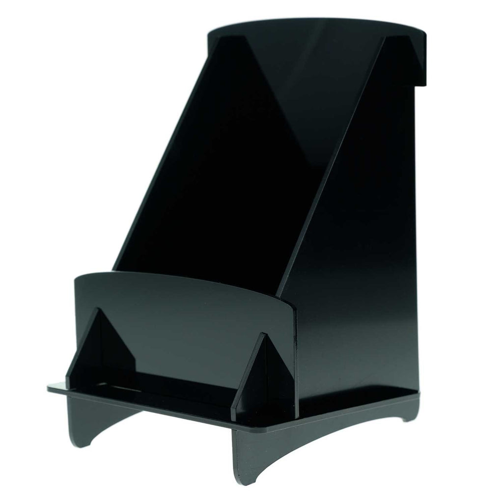 Colored Put-Together-Yourself Trifold Brochure Holder, 4" wide