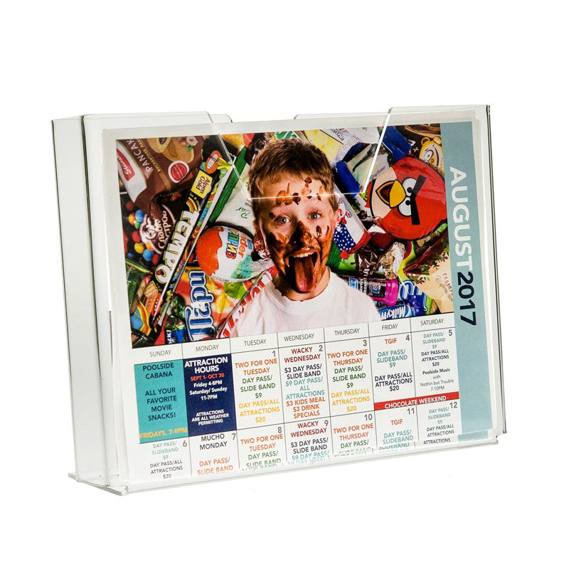 11" deluxe brochure and calendar holder