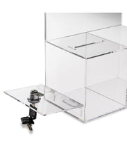 Load image into Gallery viewer, Donation Box with Two Compartments, 8″ x 6″ Sign Holder