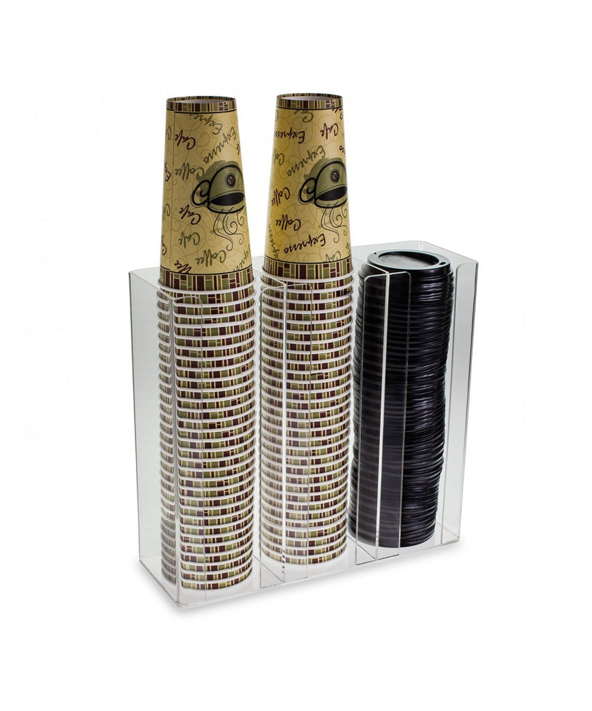 Coffee Cup / Soda Cup & Lid Dispenser Organizer Retail and Break rooms