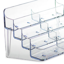 Load image into Gallery viewer, 8 Pocket Business Card Holder for Countertop, 4-Tier Clear