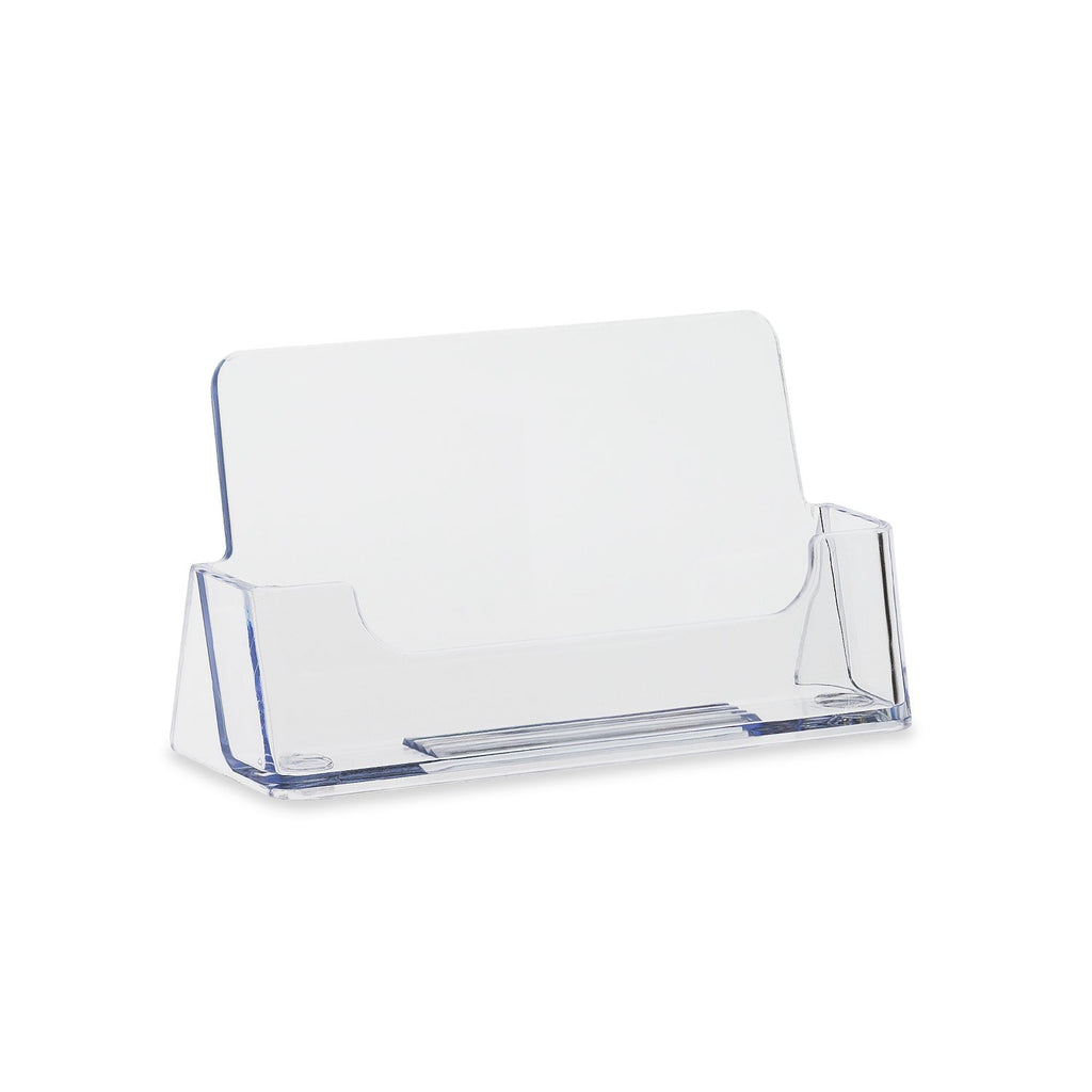 Clear Desktop or Tabletop Business Card Holder