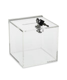 Donation or Ballot Box with Lock & Key in 6″, 8″, 10″, 12″