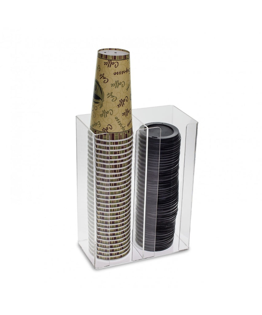 Coffee Cup / Soda Cup & Lid Dispenser Organizer Retail and Break rooms