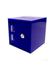 Load image into Gallery viewer, Rear Locking Door Donation Box or Ballot Box with Keys