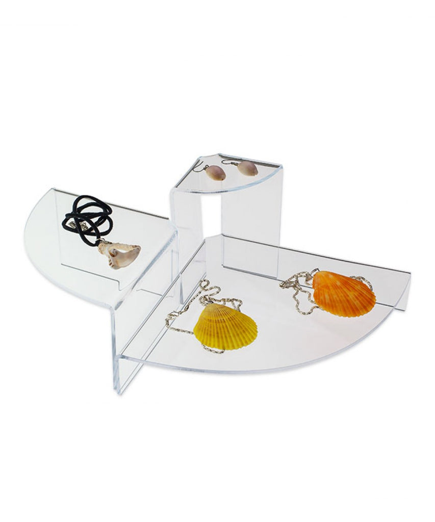 Curved Riser Display 3 Piece Set