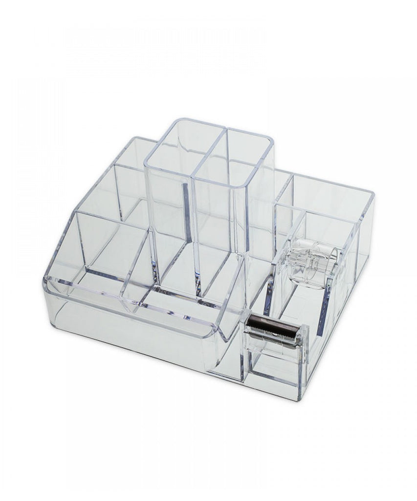 Desktop Organizer with Tape Dispenser