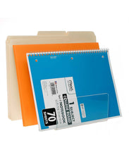 Load image into Gallery viewer, Acrylic Desktop File Organizer and Sorter for files, notebooks and paper
