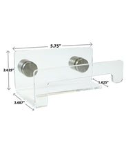 Load image into Gallery viewer, Clear Acrylic Paper Towel Holder, Toilet Paper Holder and Hand Towel Rack