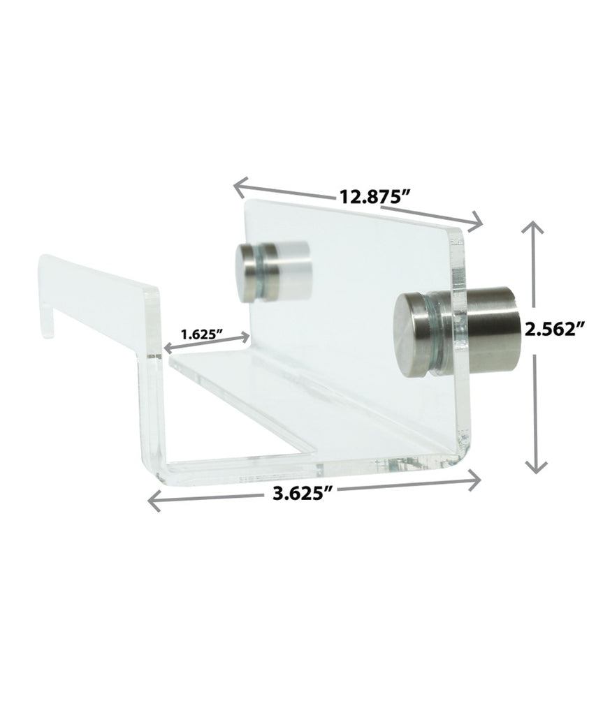 Clear Acrylic Paper Towel Holder, Toilet Paper Holder and Hand Towel Rack