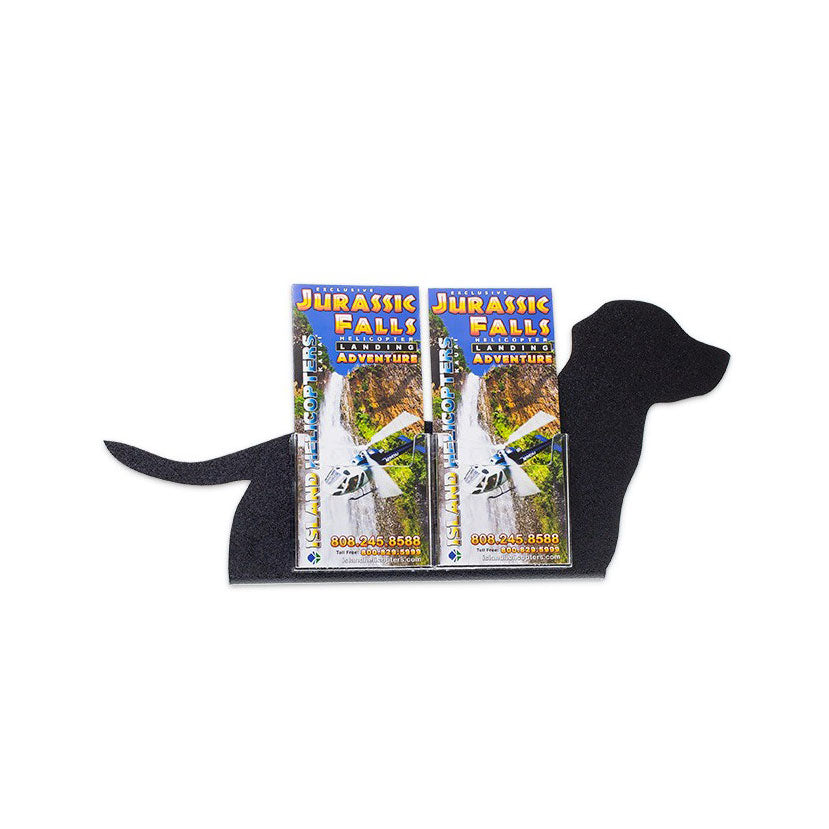 Dog Deluxe 4" x 9" Trifold Brochure Holder, 2 Pocket