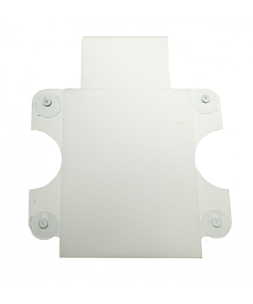 8.5" x 11" Window Mount Sign Holder with 6" x 4" Header Sign