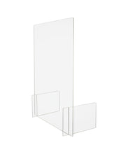 Load image into Gallery viewer, Sneeze Guard Freestanding with Window Barrier Divider