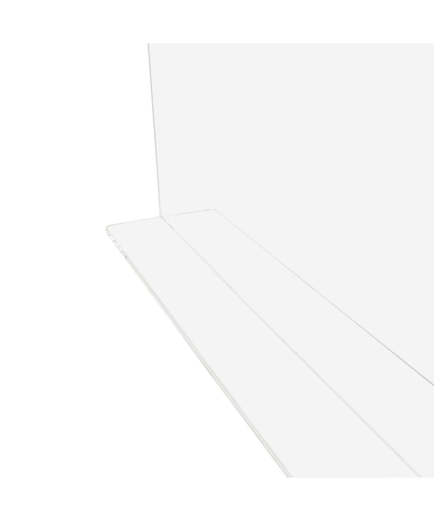 Flat Top Splash Guard Sneeze Guard Barrier Divider