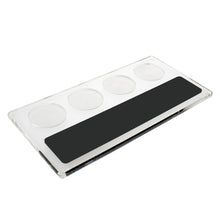 Load image into Gallery viewer, Clear Acrylic 4 Cup Flight Paddle With Chalkboard