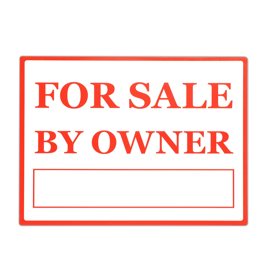 For Sale by Owner Sign, 3 Pack
