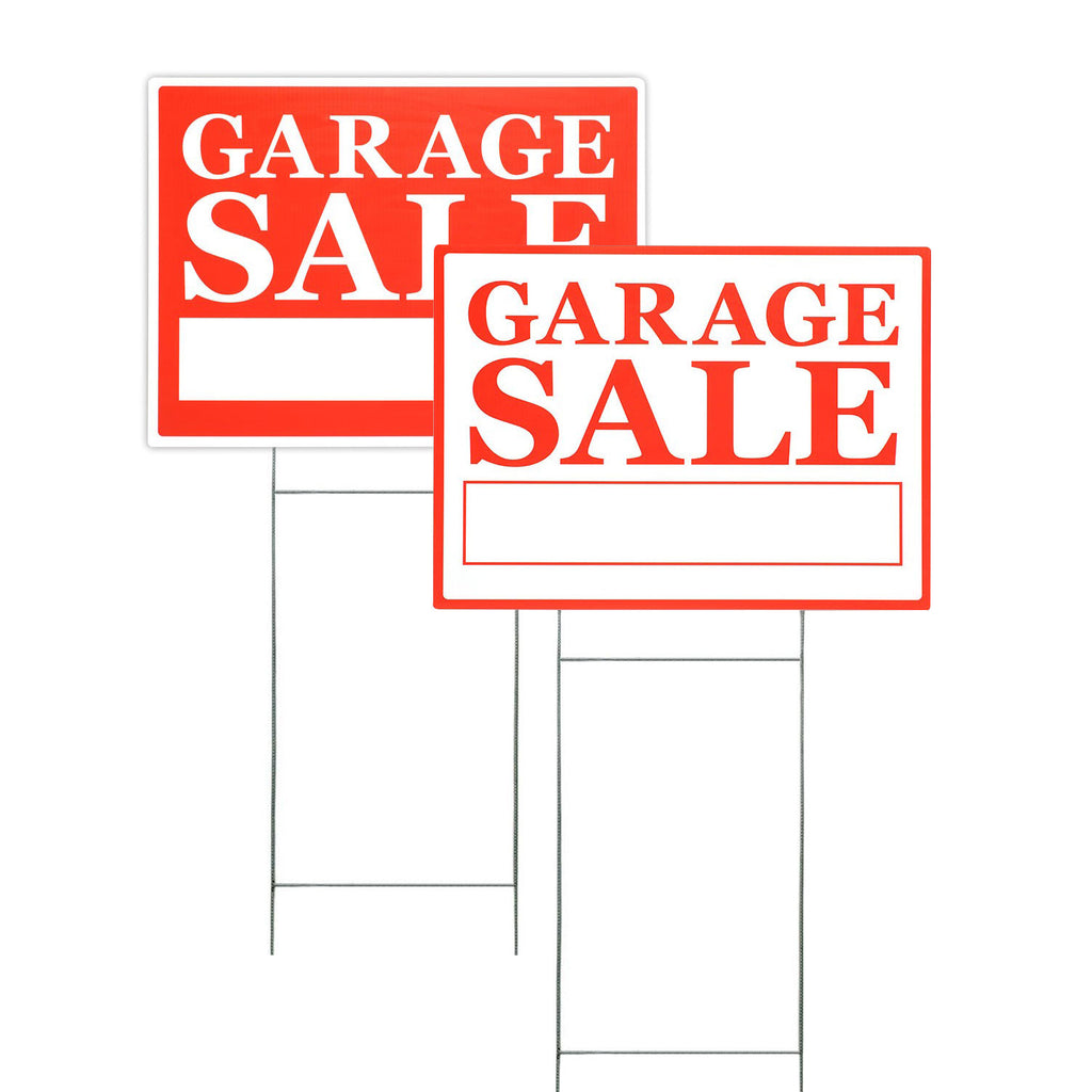 Garage Sale Sign, 3 Pack Set