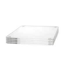 Load image into Gallery viewer, Clear Acrylic Coasters &  Coaster Holders