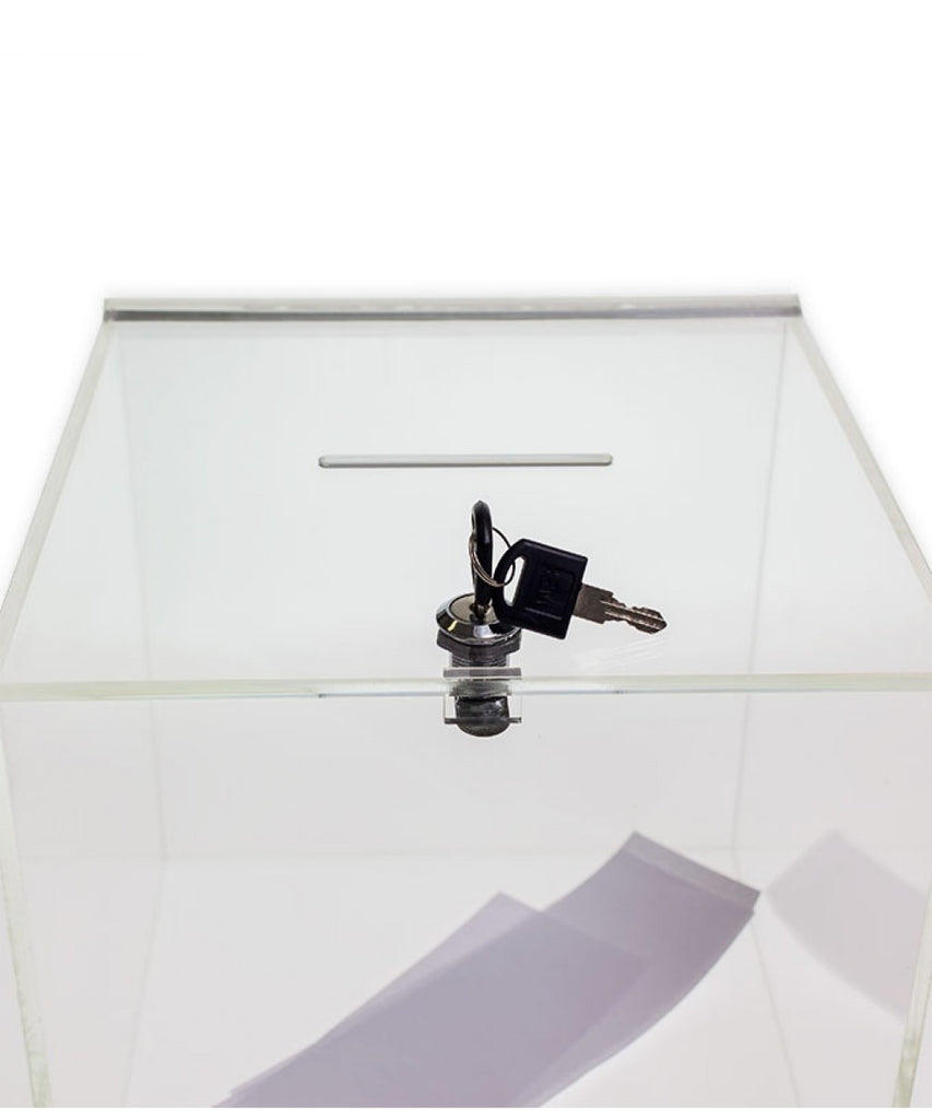 Heavy-Duty Cube Donation or Ballot Box