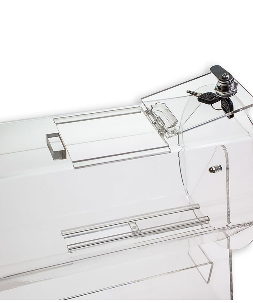 Clear Hexagon Raffle Drum