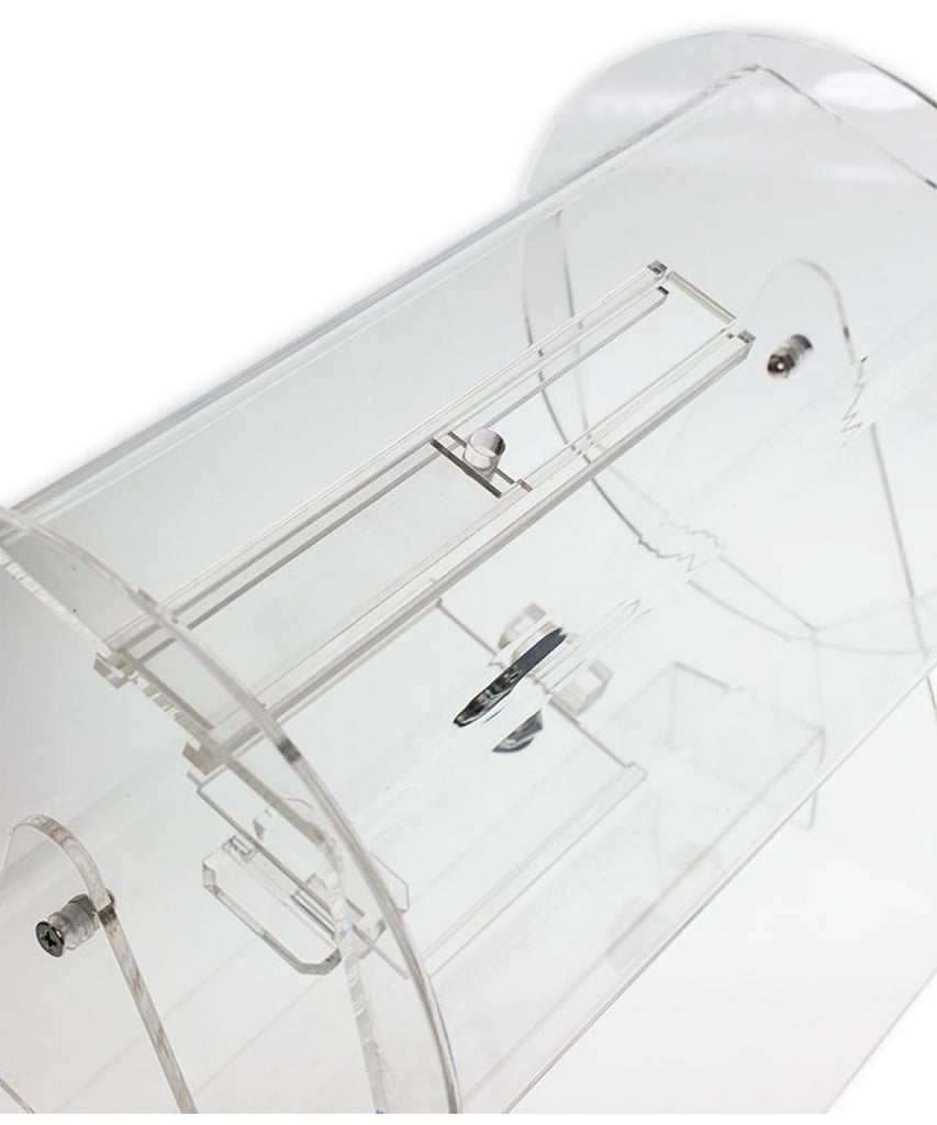 Clear Hexagon Raffle Drum