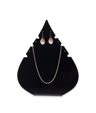 Load image into Gallery viewer, Necklace and Earring Jewelry Busts, Leaf Shape