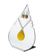 Load image into Gallery viewer, Necklace and Earring Jewelry Busts, Leaf Shape