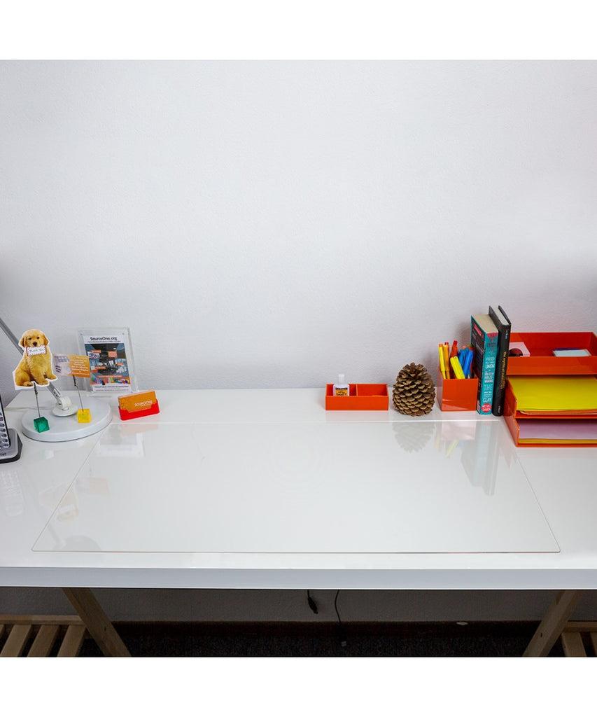 Clear Acrylic Desk Mat Pad