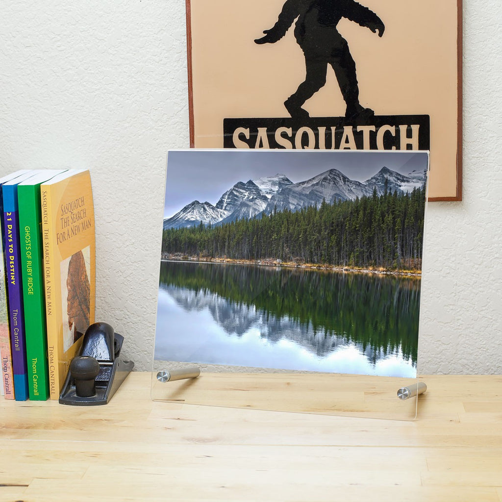 Premium Desktop Sign Holder with Standoff Hardware