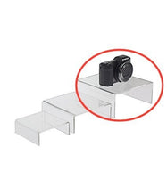 Load image into Gallery viewer, Low Profile Risers, Large Set (8", 10", 12") in Clear Acrylic