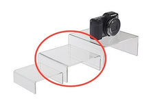 Load image into Gallery viewer, Low Profile Risers, Large Set (8&quot;, 10&quot;, 12&quot;) in Clear Acrylic