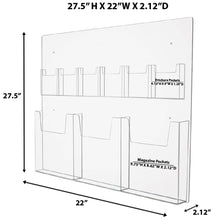 Load image into Gallery viewer, Trifold and Large Brochure/Magazine Holder Combo