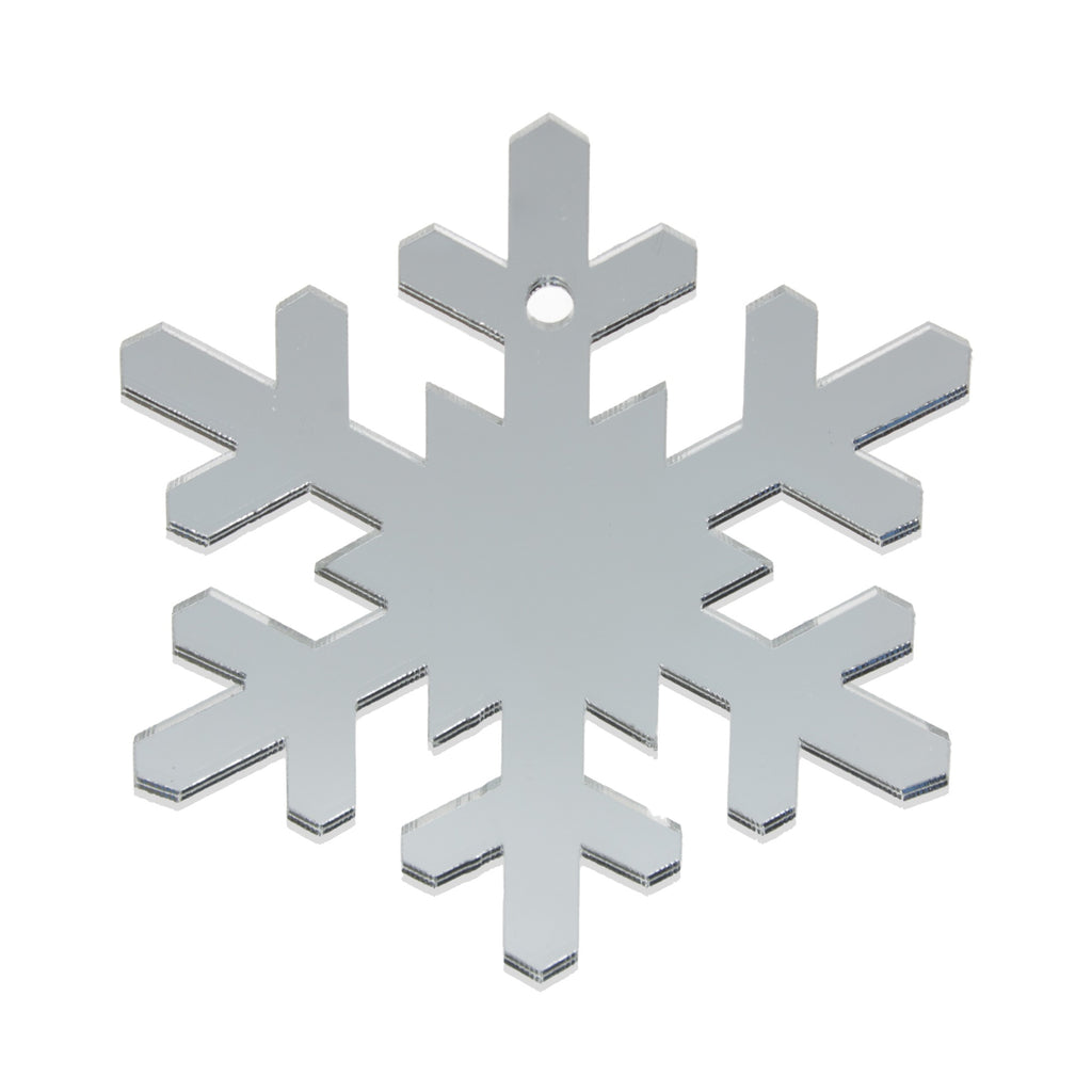 Snowflake Christmas Ornaments, 6 Pieces